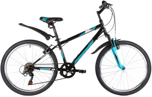 Велосипед Foxx Mango 24&quot; черный (14&quot; рама) (2020) 