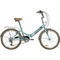 Велосипед Foxx Shift 24" зеленый (2024)