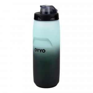 Фляга Oyyo BT335 750 мл градиент черная/бирюзовая 