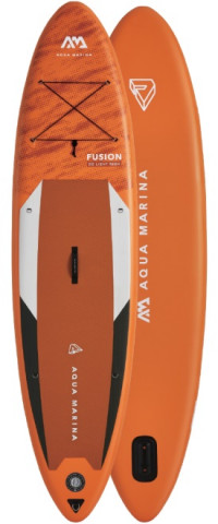 SUP-доска надувная с веслом Aqua Marina Fusion 10'10" (2022) (BT-21FUP, 330x81x15 см, S21)