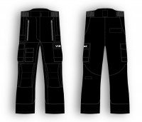 Брюки Vist Strive Coaces Pants Unisex black (2022)