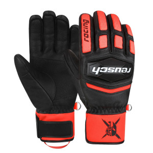 Перчатки Reusch Worldcup Warrior Team black/fluo red 