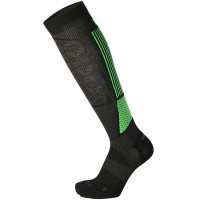 Носки Mico M1 Ski Kids CA02614 155/Nero Verde Fluo