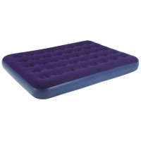 Надувная кровать Relax Flocked Air Bed Queen 203x152x22 синяя