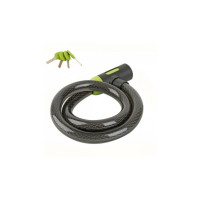 Замок Author ACL-85 C-Sleeve 8-17060905 с ключом, с крепежом, с защитным колпачком, черный/зеленый