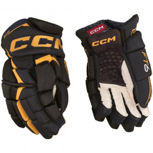 Перчатки CCM JetSpeed FT6 Pro JR black/sunflower 