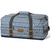 Спортивная сумка Dakine Sherpa Duffle 53L Mako Mak (синий, джинсовый, с этническим белым рисунком)