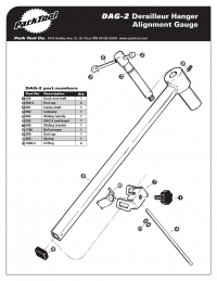 Держатель индикатора Park Tool для DAG-1/2/2.2