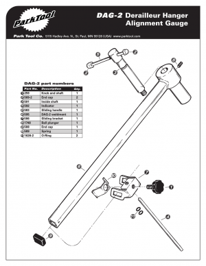 Держатель индикатора Park Tool для DAG-1/2/2.2 
