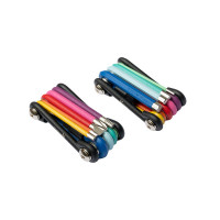 Набор ключей складной KLONK RAINBOW 10in1 2/2.5/3/4/5/6/8мм, мультитул/10523