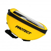 Велосумка на вынос руля Protect с отделением для смартфона 18.5x10x9 см желтая