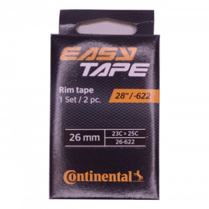 Ободная лента Continental Easy Tape Rim Strip (до 116 PSI), чёрная, 26 - 622, 2 шт. 