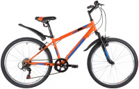 Велосипед Foxx Mango 24" оранжевый (14" рама) (2020)