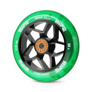 Колесо HIPE H01A 110мм black/transparent green 