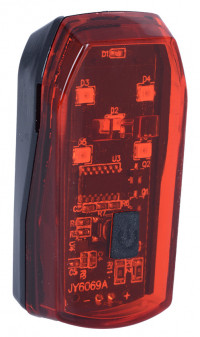 Фонарь задний Oxford Bright Stop Rear LED Light чёрный