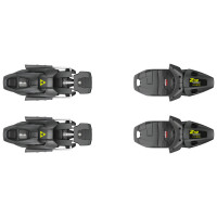 Горнолыжные крепления Fischer RC4 Z12 GW Powerrail Brake 85 [F] matt black/flash yellow (T20225)