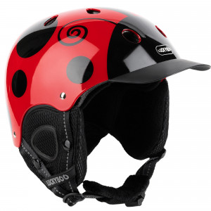 Шлем Luckyboo Play черный/красный (ladybug) 