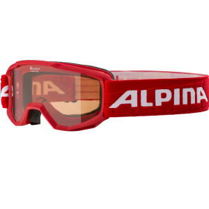 Очки горнолыжные Alpina Piney Red Matt (2023) 