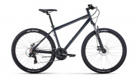 Велосипед Forward SPORTING 27.5 2.0 disc темно-серый/черный (2021)
