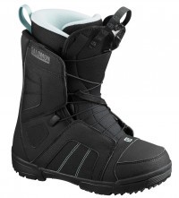 Ботинки для сноуборда Salomon Scarlet black/black/sterling blue (2020)