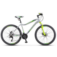 Велосипед Stels Miss-5000 MD 26" V020 серебристый/салатовый рама: 16" (2026)