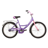 Велосипед Novatrack Vector 20" (без доп. колес) фиолетовый (2022)