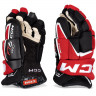 Перчатки CCM JetSpeed FT6 Pro JR black/red/white - Перчатки CCM JetSpeed FT6 Pro JR black/red/white