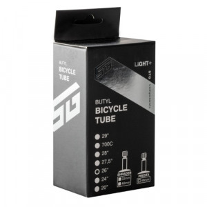 Камера велосипедная STG Light+, 26x1.95/2.3, бутил, велониппель 48 мм 