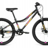 Велосипед Forward Iris 24 2.0 D черный/розовый рама 12" (2022) - Велосипед Forward Iris 24 2.0 D черный/розовый рама 12" (2022)