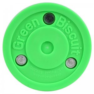 Шайба для стрит-хоккея Green Biscuit зеленая 