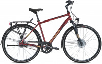 Велосипед STINGER VANCOUVER EVO 700C коричневый (2021)
