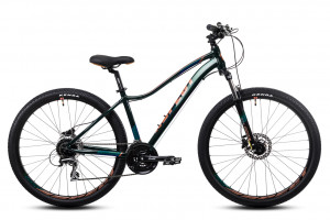 Велосипед Aspect Alma HD 27.5 зелено-коричневый рама: 18&quot; (2022) 