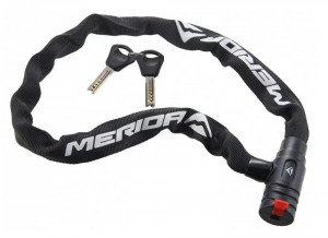 Замок противоугонный с ключами Merida Keys Cable Lock 90см*8мм, 1050гр Black/White(2134002662) 