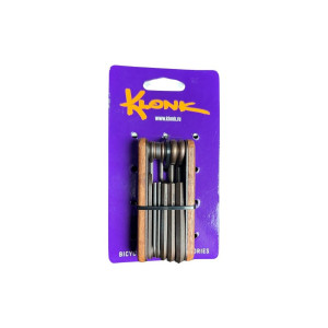 Набор ключей складной KLONK TRUE BIKE 12in1 2/2.5/3/4/5/6мм, с ключом для спиц, мультитул/10531 