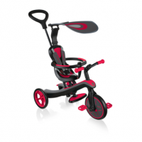 Трехколесный велосипед-беговел Globber Trike Explorer (4 IN 1) красный