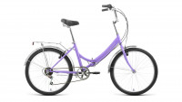 Велосипед Forward Valencia 24 2.0 фиолетовый/зеленый рама: 16" (2022)