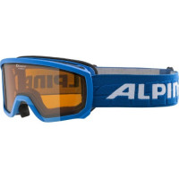 Очки горнолыжные Alpina Scarabeo JR Lightblue Matt/Orange S2 (2024)