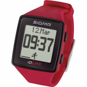 Спортивные часы-пульсометр Sigma iD.LIFE красный 