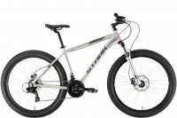Велосипед Stark Hunter 27.2+ HD серебристый/серый (2021)