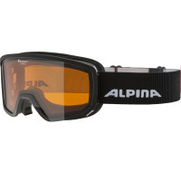 Очки горнолыжные Alpina Scarabeo S Black Matt (2023)