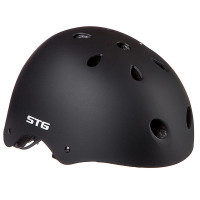 Шлем STG MTV12 черный, с фикс застежкой