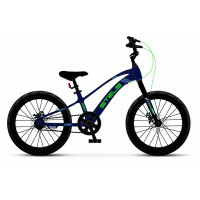 Велосипед Stels Leader 230 MD 20 Z010 темно-синий/черный рама: 10" (2024)
