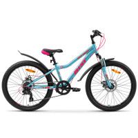 Велосипед Aist Rosy Junior 1.1 24" бирюзовый рама: OS (2026)