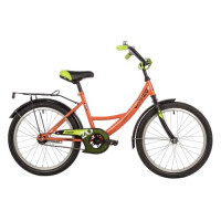 Велосипед Novatrack Vector 20" (без доп. колес) оранжевый (2022)