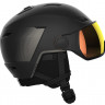 Шлем с визором Salomon LT Visor Photo Black/Beluga SR (2022) - Шлем с визором Salomon LT Visor Photo Black/Beluga SR (2022)