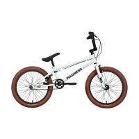 Велосипед Stark Madness BMX 1 серебристый/черный/коричневый (2023)