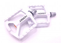Педали Horst H75 00-170871 ось Cr-Mo, алюминий, белый