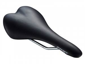 Седло RITCHEY COMP STREEM, 279 х 132 мм, основа: нейлон+стекловолокно, покрытие: винил, чёрное с логотипом 
