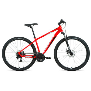 Велосипед Forward Apache 29&quot; 2.2 disc S красный/серебристый Рама: 21&quot; (2021) 