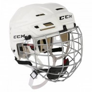 Шлем с маской CCM Tacks 110 Combo SR white 